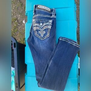 Rock Revival Dark Blue straight Jeans